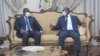 Macky Sall, Presidente do Senegal, e Umaro Sissoco Embaló, Presidenteda Guiné-Bissau, Accra, Gana, 7 de Novembro de 2020