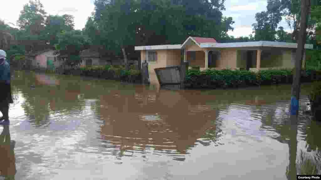 Yon zon ki inonde nan Wanament, nodes Ayiti, 8 septanm 2017. (Foto - Josiah Cherenfant, jounalis sitwayen) 