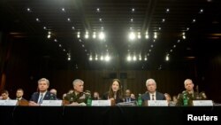 Руководители разведсообщества на слушаниях в сенатском Комитете по разведке. 8 марта 2023 г.