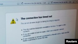 The website of the U.S. Central InaThe website of the U.S. Central Intelligence Agency (CIA) in Washington is unresponsive and unavailable after reports that the website had been attacked by internet hackers, June 15, 2011.