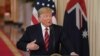 U.S. President Donald Trump speaks during a press conference with Australian Prime Minister Scott Morrison in the East Room of the White House in Washington, Sept. 20, 2019. 