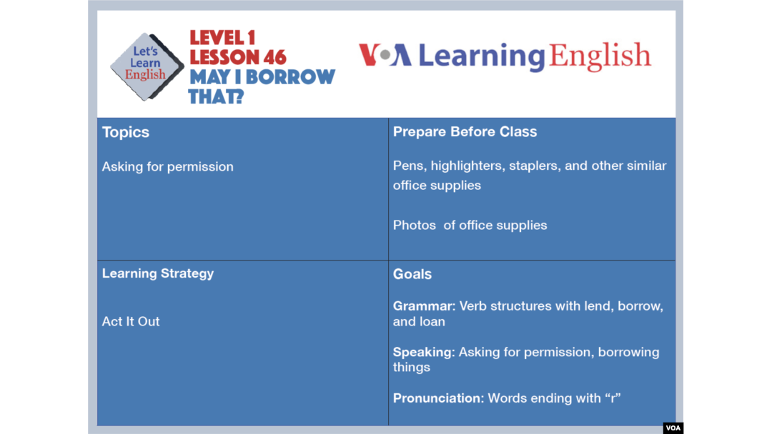 Let's Learn English - Level 1 - Lesson 46