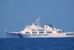Vyombo vya majini vinavyomilikiwa na China vikiwa katika Bahari ya South China.