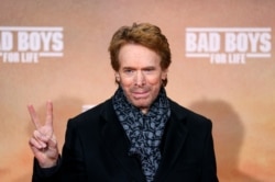 Produser Jerry Bruckheimer berpose di karpet merah pemutaran perdana film "Bad Boys for Life" di bioskop Zoo Palast, Berlin, Jerman, 7 Januari 2020. (REUTERS / Hannibal Hanschke)