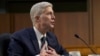 Supreme Court Justice nominee Neil Gorsuch testifies on Capitol Hill in Washington, March 22, 2017, during his confirmation hearing before the Senate Judiciary Committee.