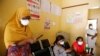 FILE - Members of the contact-tracing team are seen at the Primary Healthcare Center, amid the spread of the coronavirus disease (COVID-19) in Lagos, Nigeria, May 7, 2020.