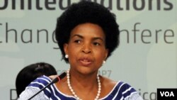 Maite Nkoana-Mashabane, ministra sul-africana dos Negócios Estrangeiros.
