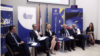 Učesnici na debati "Od bugarskog do austrijskog predsedavanja EU" u Beogradu, Foto: Glas Amerike