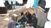 Refugiados no centro de Mussungue, província da Lunda Norte