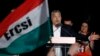 Hungary ElectionsHungarian Prime Minister Viktor Orban addresses his supporters in Budapest, Hungary, April 8, 2018, after preliminary results show him easily winning a third consecutive term after Sunday's parliamentary election.