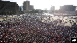 Egyptians gather in Tahrir Square in Cairo, Egypt, June 2, 2012.