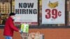 FILE - A man walks out of a Marc's Store in Mayfield Heights, Ohio, Jan. 8, 2021. The Bureau of Labor Statistics reported May 7, 2021, that the U.S. economy added only 266,000 jobs in April.