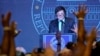 El presidente electo de Argentina, Javier Milei, durante su discurso de victoria. Buenos Aires, Argentina, el 19 de noviembre de 2023. 