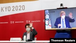 Tokio se prepara para los Juegos Olímpicos, foto del 21 de junio de 2021.
