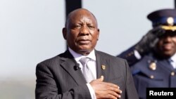 Cerimónia de tomada de posse de Cyril Ramaphosa