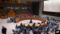 Члены Совета Безопасности ООН обсуждают войну в Украине, 9 октября 2023 г.