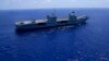 英國的“伊麗莎白女王”號航空母艦(HMS Queen Elizabeth) 6月21日在地中海。