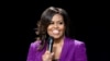 La ex primera dama Michelle Obama durante "Becoming: An Intimate Conversation with Michelle Obama", en Atlanta, el 11 de mayo de 2019, cuando realizó una gira por 34 ciudades para promover su libro de memorias "Becoming".