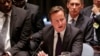 英国首相卡梅伦9月24日在联合国安理会会议上发言