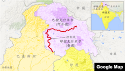 阿扎德(巴基斯坦)和查谟(印度) 什米尔控制线