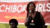 Maureen B. Kabrik, a "#Bring Back Our Girls" campaigner, speaks during a sit-out meeting in support of the release of more than 200 Nigerian schoolgirls, who were abducted by the Boko Haram in Borno State on April 14, at the Unity fountain in Abuja, Aug. 26. 2014.