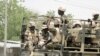 Sojoji Najeriya a wani yankin Maiduguri, Mayu 14, 2015.