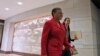 FILE - Rep. Karen Bass, D-Calif., walks through the Capitol Visitor's Center on Capitol Hill in Washington.