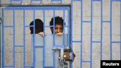 Mgonjwa wa kiakili kwenye kituo cha afya nchini Yemen kwenye picha ya maktaba 