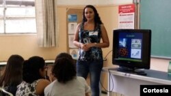 Ana Magdalena Figueroa, doutoranda da Universidade de São Paulo, Brasil.