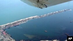 Vista aérea do Lobito