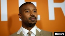 Cast member Michael B. Jordan attends a community screening for the film "Just Mercy" in Los Angeles, California, U.S., January 6, 2020. REUTERS/Mario Anzuon
