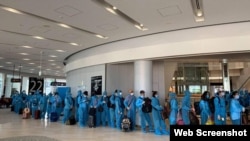 Tư liệu: Lao động Việt từ Nhật hồi hương hôm 5/6/2020. Photo Bộ Ngoại giao via VNExpress