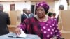 FILE - Incumbent Malawian President Joyce Banda votes in her home district of Malemia, May 20, 2014.