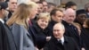 Владимир Путин и лидеры крупнейших государств мира в Париже на церемонии в честь 100-летия окончания Первой мировой войны, 11 ноября 2018